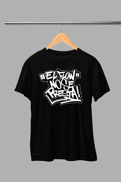 Remera El Flow No Se Presta Nicki Nicole Algodón 100% Estampa DTF