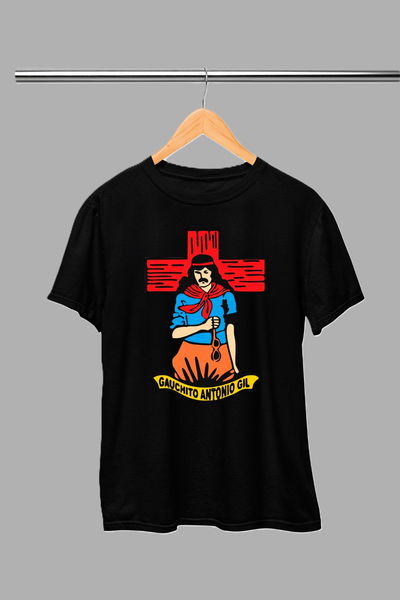 Remera Gauchito Gil Algodón 100% estampa DTF
