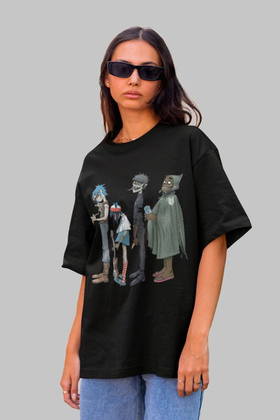 Remera Gorillaz Algodón 100% Estampa DTF