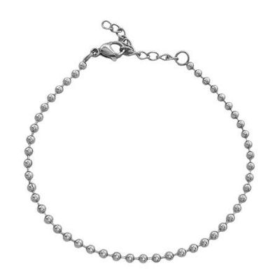 Pulsera BOLITAS 2.4-18+3CM REGULABLE Acero Quirúrgico