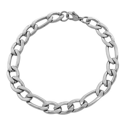 Pulsera figaro plana 22 cm
