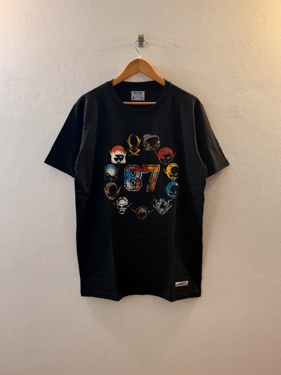 Remera negra algodón Los Piojos