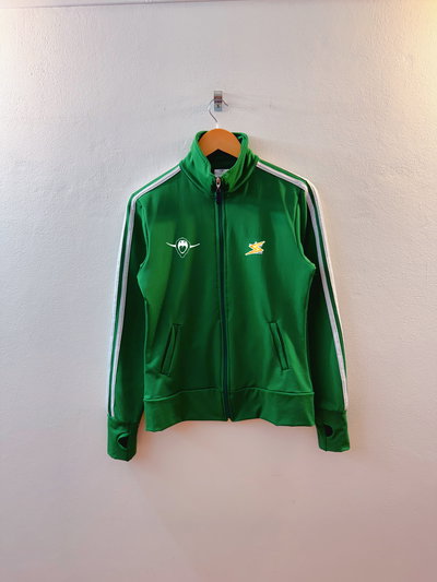 Campera retro Los Piojos verde Paisaje