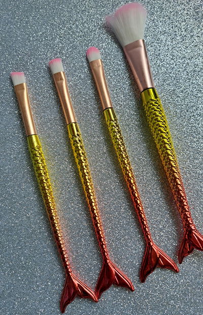 Brochas sirena - set de 4pcs