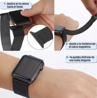 Mallas Metálicas Smartwatch 42/44/45/49mm