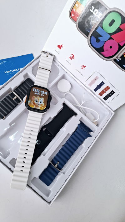 Smartwatch T900 FOUR SERIE 9 ( 4 Mallas ) PROMO MES DE PAPA