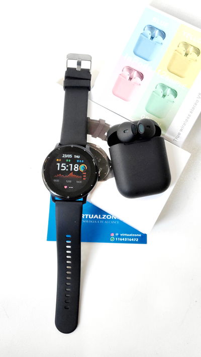 Combo Smartwatch Zl02pro + Auriculares + Hidrogel de Regalo