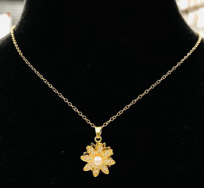 Collar Acero dorado Giratorio