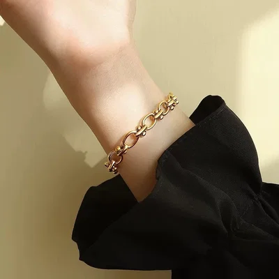 Pulseras Acero Dorado  ( Varios Modelos )