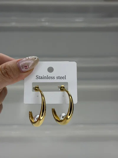 Aros Con Perlas Varios Modelos