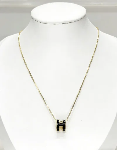 Collar Acero Dorado H