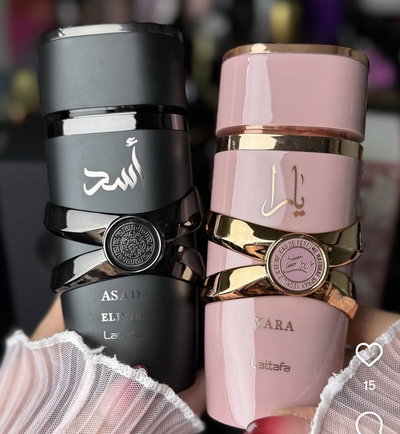 2 Perfumes línea yara y asad Elixir ENVIO GRATIS