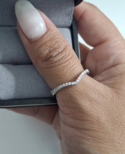 Anillo Regulable Acero Strass 