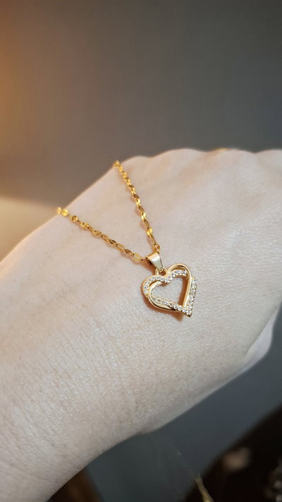 Collar Corazón Acero