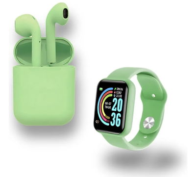 Combo Smartwatch D20 + Auriculares i12 