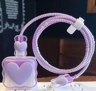 Funda de Cargador 20w Mas Come cable y Cubre Cable Diseños