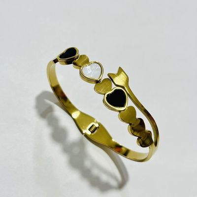 Pulseras Esclavas Acero Dorado varios modelos 