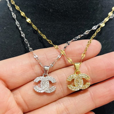 Collar Acero Strass CC