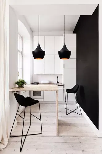 Lámparas Colgantes Modernas Beat Fat Cobre Cocina Tom Dixon Color Negro