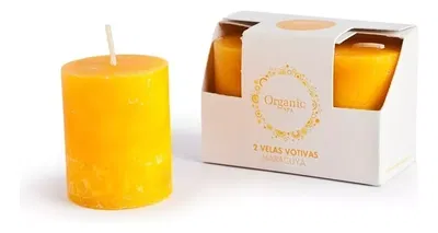Vela Votiva por 2 unidades Organic Spa