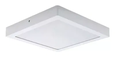 Luminaria Superficial Plafon Led 24w  Cuadrado Luz Día 