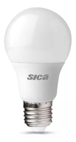 Lámpara Led Sica 7w - Clásica - Luz Día - Bajo Consumo Color de la luz Blanco E-27