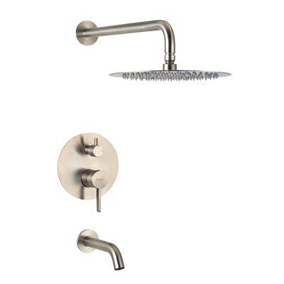 PEIRANO Línea Steel – Ducha de embutir Monocomando