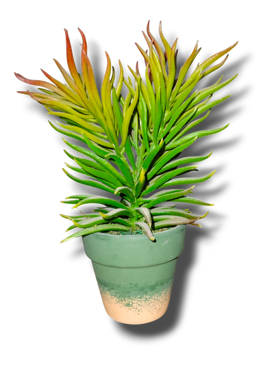 Penca Artificial decorativa cerámica 