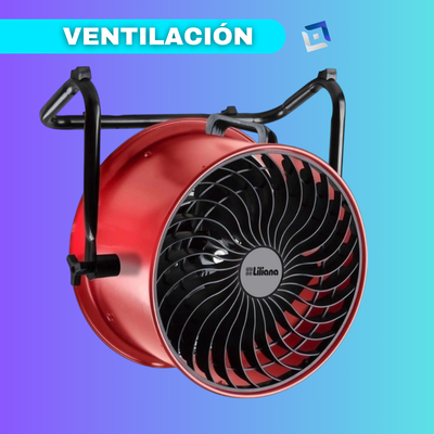 Liliana Ventilador 16" industrial tambor 2 en 1