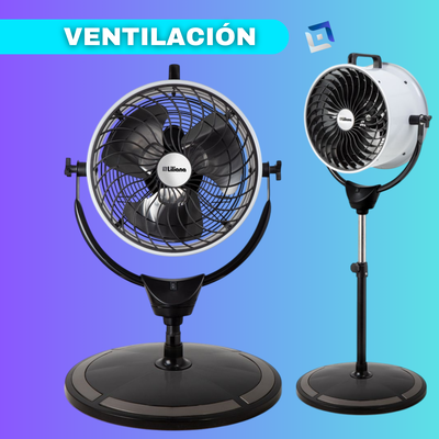 Liliana Ventilador 16" industrial tambor 2 en 1