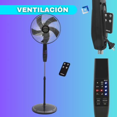 LILIANA Ventilador Pie 18"