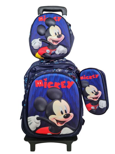 MOCHILA CON CARRITO PARA PRIMARIA 3 EN 1 ECO