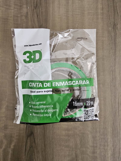 Cinta enmascarar papel 3D