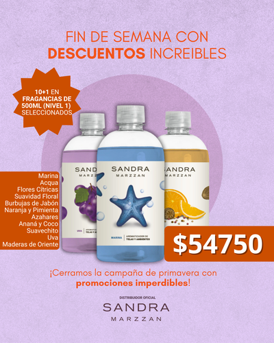 Promo 10+1 de regalo! Aromatizador 500 ml (Nivel 1)