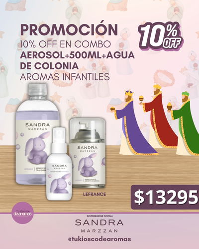 PROMO! 10%OFF Combo Aerosol+500ml+Colonia