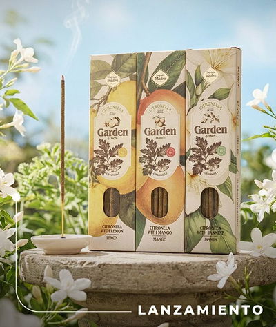 NUEVO! Sahumerio Linea Garden Citronella - Sagrada Madre