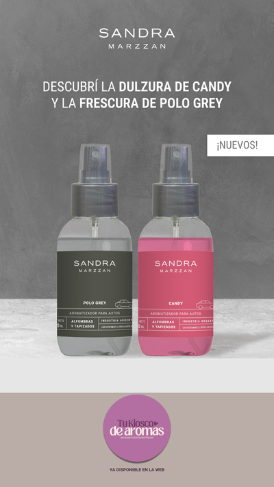 NUEVOS AROMAS! AROMATIZADOR DE AUTO 120 ML - Sandra Marzzan