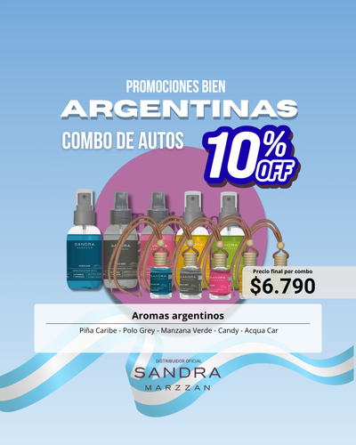 PROMO! Combo Auto Aromatizador 120ml + Difusor