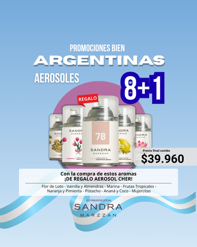 PROMO! 9 Aerosoles al precio de 8 de Regalo Aerosol CHER