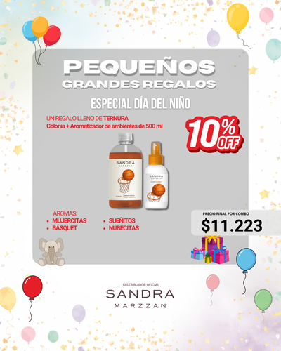 COMBO! Colonia + Aromatizador de 500 ml | 10%OFF