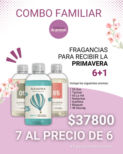 7 AL PRECIO DE 6! Fragancias Nivel 2 - Combo Familiar