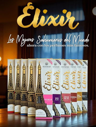 Sahumerios Elixir x5 Varillas - aromanza