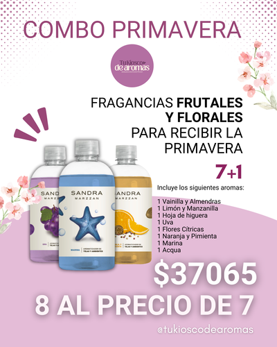8 AL PRECIO DE 7! Fragancias Nivel 1 - Combo Primavera