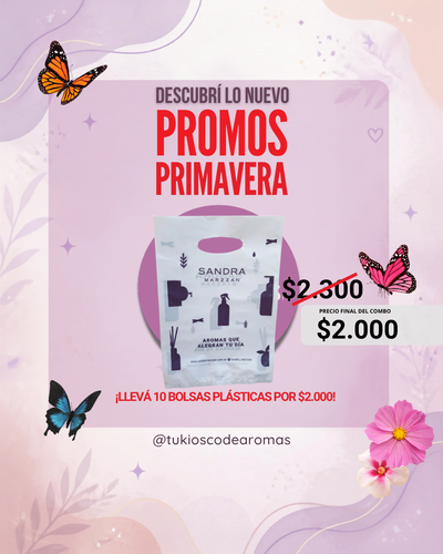 PROMO! ¡Llevá 10 bolsas plásticas por $2.000!