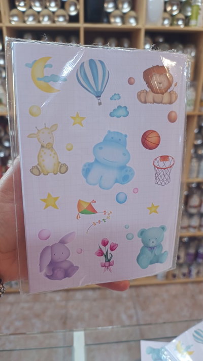 Pack x10 planchas de Stickers – Línea Bebé e Infantil – Sandra Marzzan
