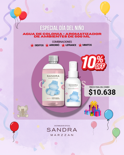 COMBO! Agua de Colonia + Aromatizador de 500 ml | 10%OFF