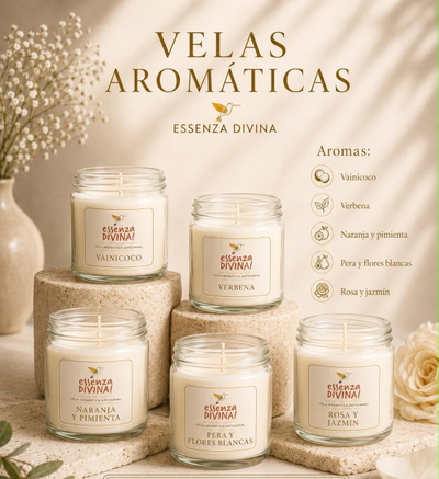 NOVEDAD! Velas Aromáticas | Essenza Divina