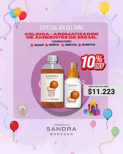 COMBO! Colonia + Aromatizador de 500 ml | 10%OFF