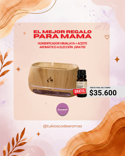 PROMO! Humidificador Himalaya + Aceite Aromanza de ¡REGALO!
