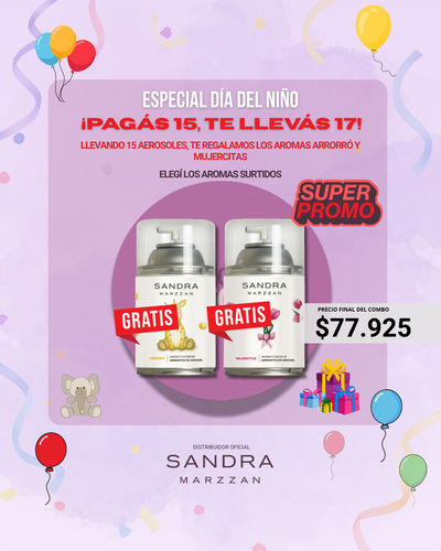 PROMO! Combo 17 Aerosoles al precio de 15!
